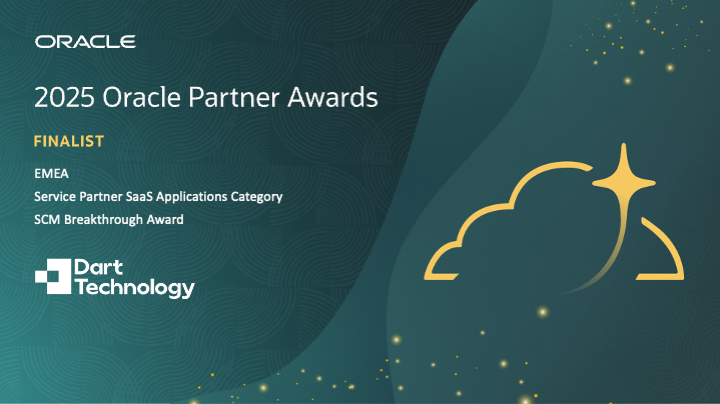 Dart Technology FINALIST @ Oracle Partner Awards 2025.