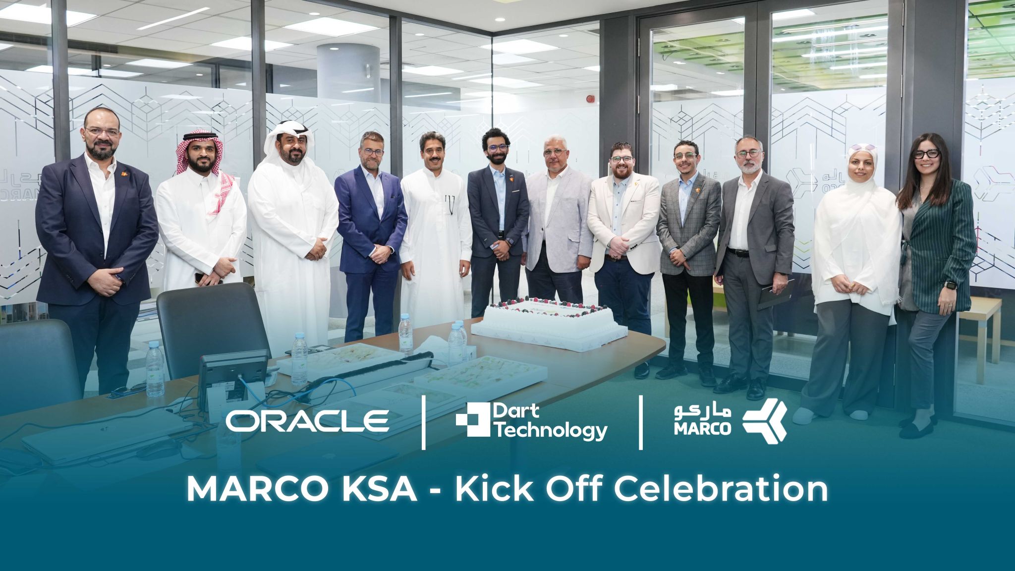 Celebrating Project Kick-Off with MARCO Saudi and Oracle Team