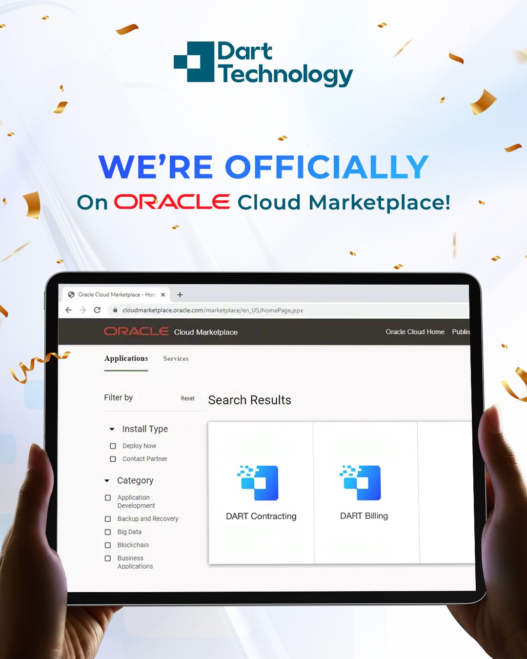 Oracle Cloud Marketplace!